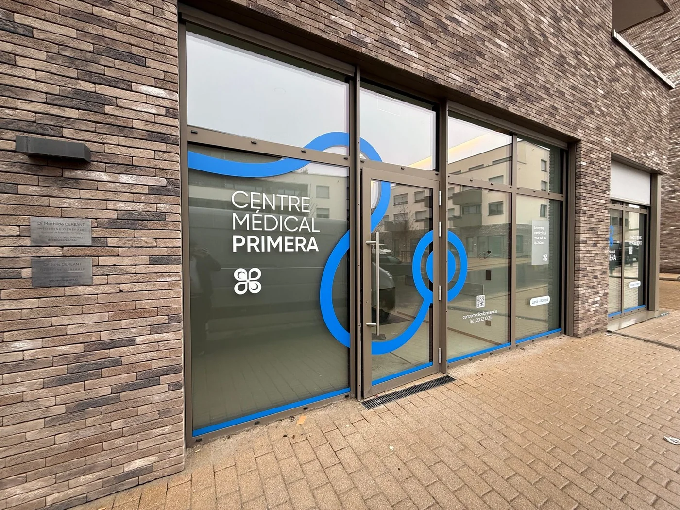 Entrée du Centre Médical Primera à Niederkorn